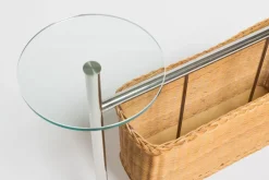 Pamono Potto Side Table and Magazine Holder by Andrea Branzi for Zanotta, 1990s><noscript><img width=