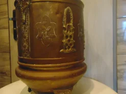Pamono Pre-War Copper Flower Container><noscript><img width=