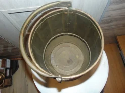 Pamono Pre-War Copper Flower Container><noscript><img width=