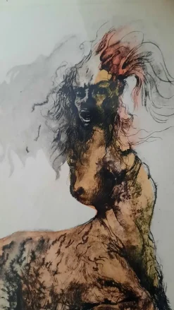 New Pamono Print by Leonor Fini, 1950s