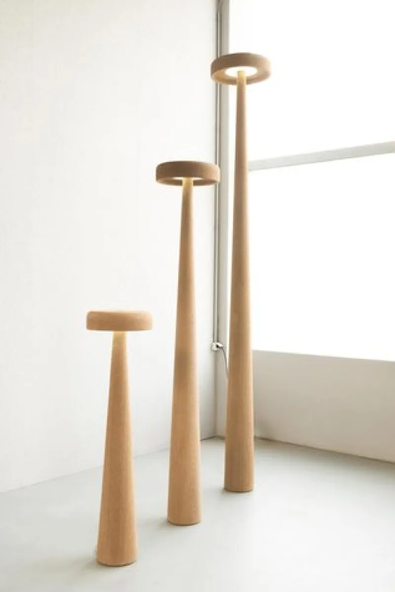 Pamono Printed Nature Econit Wood 145 Floor Lamp by Harry Thaler> Floor Lamps