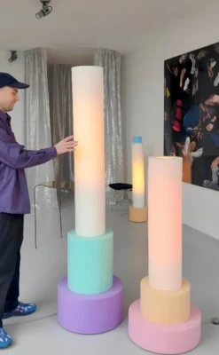Hot Pamono Priscilla Foam Floor Lamp by Sven Jansse