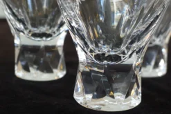 New Pamono Prisma Drinking Glasses in Lead Crystal by Wilhelm Wagenfeld for Peill & Putzler, 1950s, Set of 6
