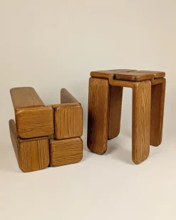 Pamono Prisma Stool by Luis Gimeno><noscript><img width=