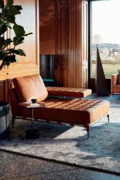 Pamono Prive Steel and Leather Sofa by Philippe Starck for Cassina><noscript><img width=