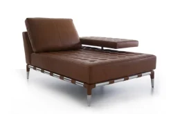 Pamono Prive Steel and Leather Sofa by Philippe Starck for Cassina><noscript><img width=