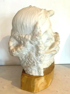 Outlet Pamono Prof. Pattarino, Sculpture, 20th Century, Carrara Marble