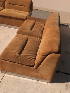 Clearance Pamono Proposals Living Room Set attributed to Saporit Italia, 1970s, Set of 5