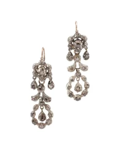 Clearance Pamono Provencal Diamond Drop Earrings, Set of 2