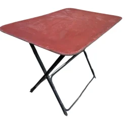 Hot Pamono Provencal Folding Iron Garden Table, 1900s