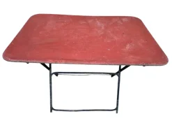 Hot Pamono Provencal Folding Iron Garden Table, 1900s