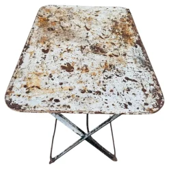 Pamono Provencal Folding Iron Garden Table, 1900s><noscript><img width=