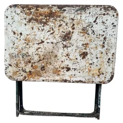 Pamono Provencal Folding Iron Garden Table, 1900s><noscript><img width=