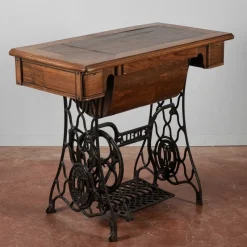 Hot Pamono Pull-Out Sewing Machine Table with Drawers from Excella, 20th Century