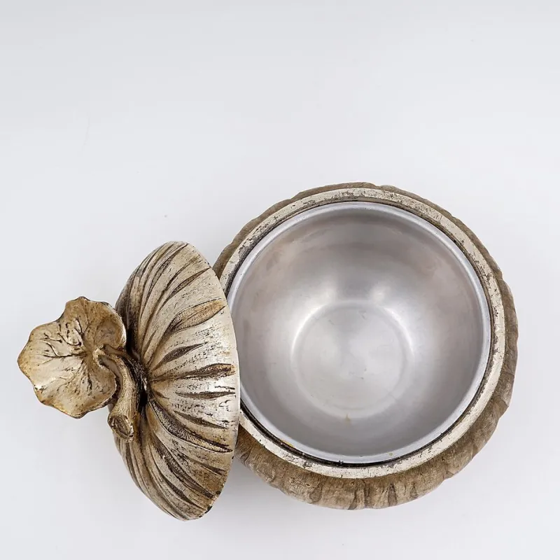 Outlet Pamono Pumpkin-Shaped Textured Ice Bucket attributed to Mauro Manetti