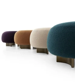 Pamono Punto E Virgola Bouclé Wool Pouf by Morica Design><noscript><img width=