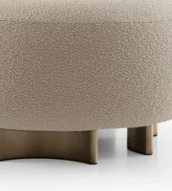 Pamono Punto E Virgola Bouclé Wool Pouf by Morica Design><noscript><img width=