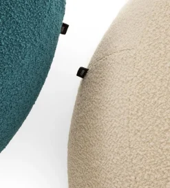 Pamono Punto E Virgola Bouclé Wool Pouf by Morica Design><noscript><img width=