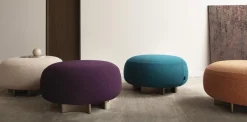 Clearance Pamono Punto E Virgola Bouclé Wool Pouf by Morica Design
