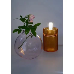 Pamono Pure Crystal Glass Nina Amber and Grande Table Lamp by Studio Bojola><noscript><img width=