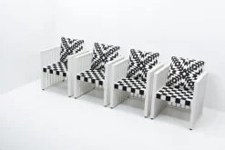 Hot Pamono Purkersdorf Chair by Josef Hoffmann for Wittmann, Austria, 1990s