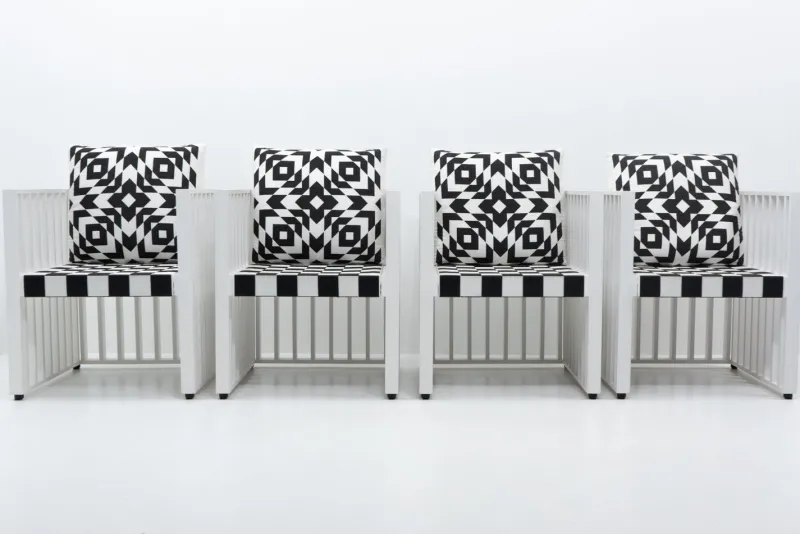 Hot Pamono Purkersdorf Chair by Josef Hoffmann for Wittmann, Austria, 1990s