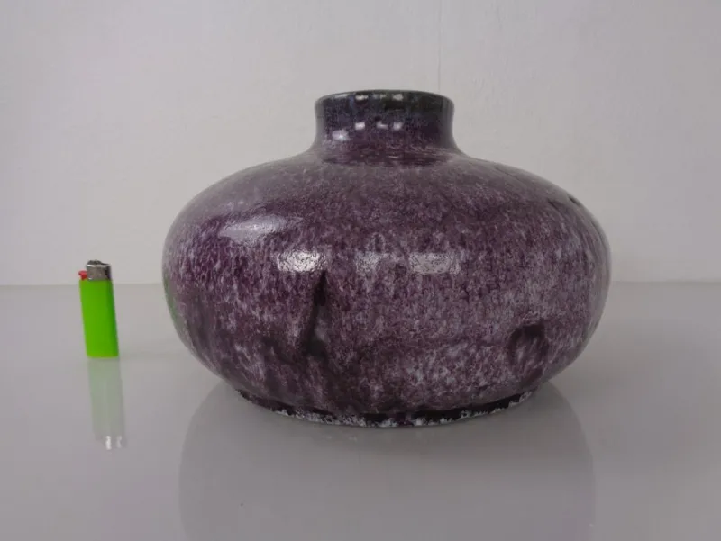 Pamono Purple & Blue Studio Ceramic Vase, Japan, 1960s> Vases
