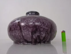 Pamono Purple & Blue Studio Ceramic Vase, Japan, 1960s><noscript><img width=