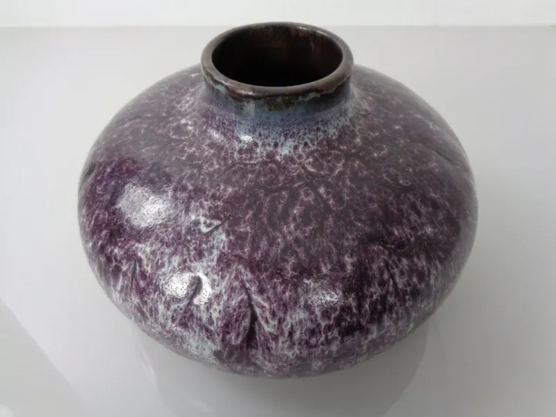 Pamono Purple & Blue Studio Ceramic Vase, Japan, 1960s> Vases