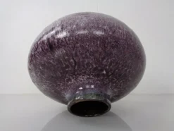 Pamono Purple & Blue Studio Ceramic Vase, Japan, 1960s><noscript><img width=