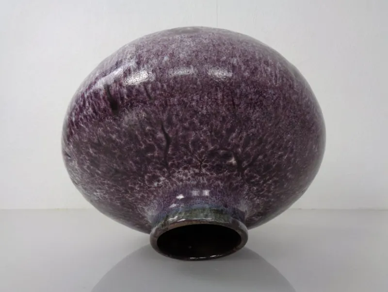 Pamono Purple & Blue Studio Ceramic Vase, Japan, 1960s> Vases