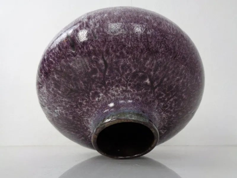 Pamono Purple & Blue Studio Ceramic Vase, Japan, 1960s> Vases
