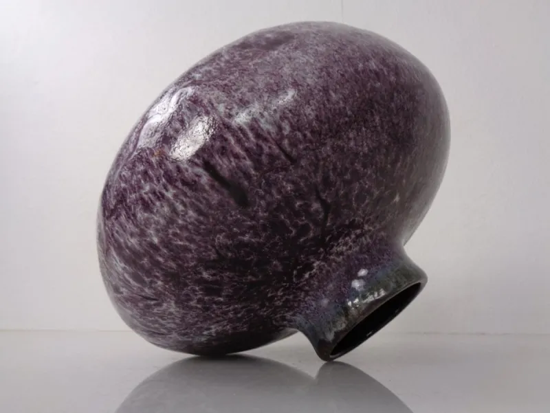Pamono Purple & Blue Studio Ceramic Vase, Japan, 1960s> Vases