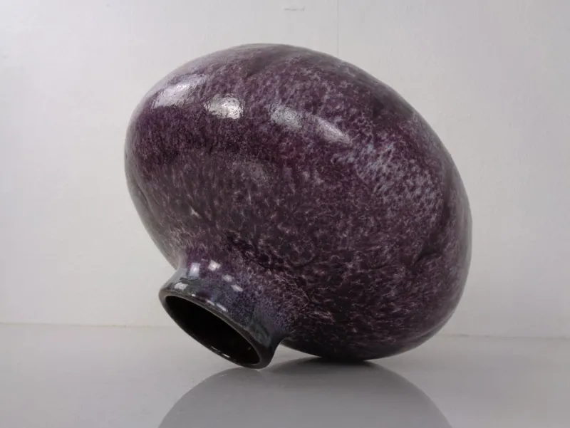 Pamono Purple & Blue Studio Ceramic Vase, Japan, 1960s> Vases