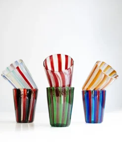 Hot Pamono Purpurri of Angelo Ballarin Glasses by Mariana Iskra, Set of 6