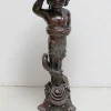 Pamono Putti Stand in Carved Wooden, Late 19th Century> Pedestals And Columns