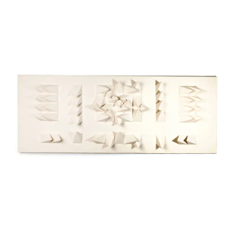 Pamono Pyramids No. 3 Wall Sculpture by Sebastiao Lobo> Wall Decor