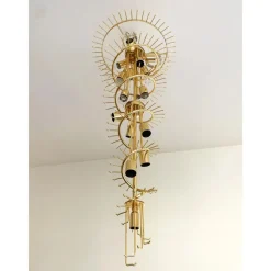 Sale Pamono Quadriedro Twister Chandelier in Murano Glass by Simoeng
