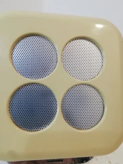 Pamono Quadrifoglio Radio by Luigi Bandini Buti for Ultravox, 1968><noscript><img width=