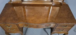 Pamono Queen Anne Burr Walnut Dressing Table, 1920s