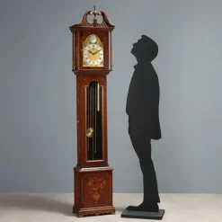 New Pamono Queen Anne Style Grandfather Clock