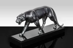 Pamono R. Rochard, Panther Sculpture, 1920s, Metal> Art Deco