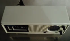 Pamono Radio and Digital Alarm Clock by Federal Communications Commission for Precor, 1970s><noscript><img width=