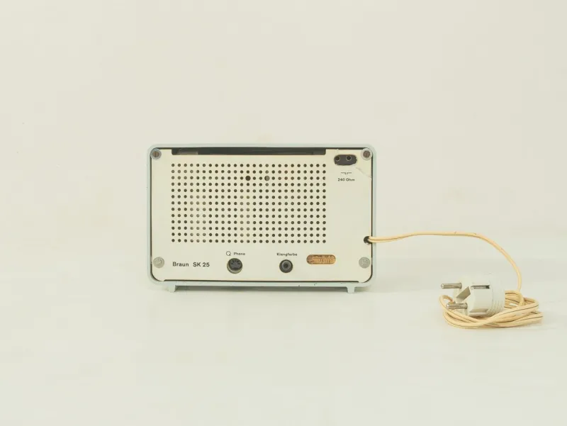 Pamono Radio SK 25 and Record Player PCS 4 by Dieter Rams and Fritz Eichler, for Braun, 1960s> Electronics