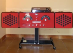 Discount Pamono Radiophonograph Cubo Rr 126 Fo by F.lli Castiglioni for Brionvega - Italy 70, 1971