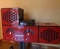 Discount Pamono Radiophonograph Cubo Rr 126 Fo by F.lli Castiglioni for Brionvega - Italy 70, 1971
