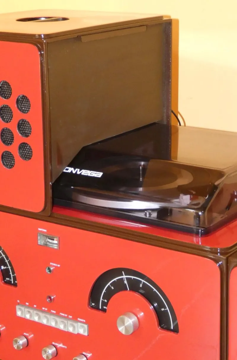 Discount Pamono Radiophonograph Cubo Rr 126 Fo by F.lli Castiglioni for Brionvega - Italy 70, 1971