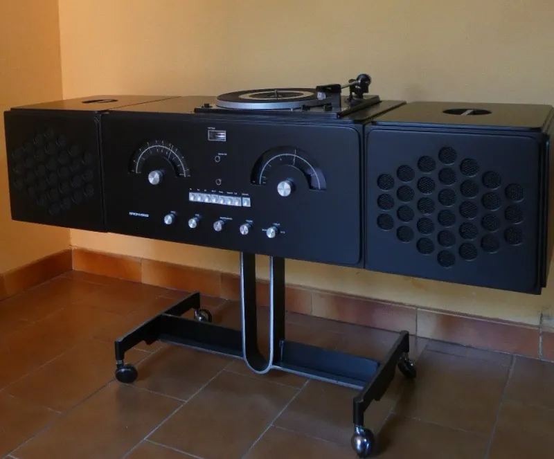 Online Pamono Radiophonograph Cubo RR 126 FO by F.lli Castiglioni for Brionvega, 1971
