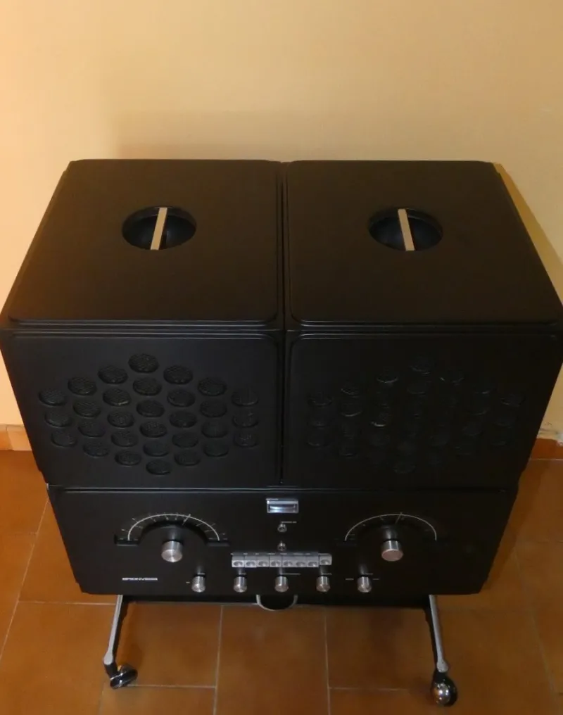 Online Pamono Radiophonograph Cubo RR 126 FO by F.lli Castiglioni for Brionvega, 1971