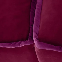 Hot Pamono Rafaella Chaise Sofa in Burgundy Velvet with Purple Trim from Biosofa